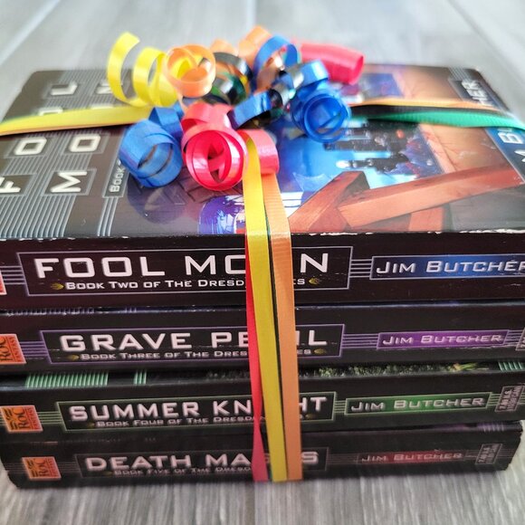 DRESDEN FILES BOOKS SET LOT OF 4 #2-5 BY JIM BUTCHER VINTAGE COVERS EARLY 2000s - Picture 12 of 12